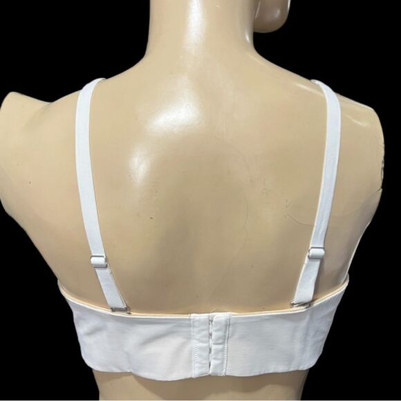 NWT Victorias Secret BIOFIT Multi-way Strapless lightly padded off White Bra 40D - Picture 7 of 10